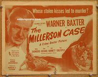a317 MILLERSON CASE title lobby card '41 Warner Baxter, Crime Doctor!