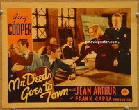 a515 MR DEEDS GOES TO TOWN movie lobby card '36 Gary Cooper, Capra