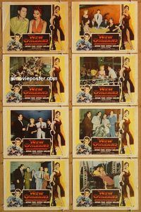 b106 NEW ORLEANS UNCENSORED 8 movie lobby cards '54 Beverly Garland