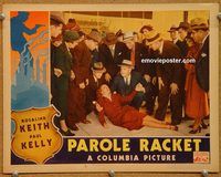 a529 PAROLE RACKET movie lobby card '37 Rosalind Keith, Paul Kelly