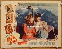 a531 PETTY GIRL movie lobby card #6 '50 Robert Cummings, Caulfield