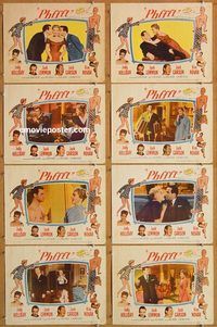 b121 PHFFFT 8 movie lobby cards '54 Jack Lemmon, Kim Novak, Holliday