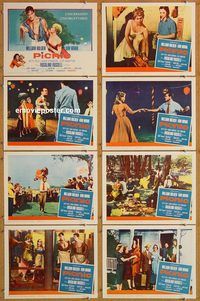 b123 PICNIC 8 movie lobby cards R61 William Holden, Kim Novak