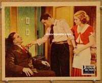 a533 PLATINUM BLONDE movie lobby card '31 Loretta Young, Frank Capra
