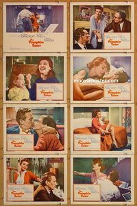 b129 PUMPKIN EATER 8 movie lobby cards '64 Anne Bancroft, Peter Finch