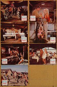 b237 RAGE 7 movie lobby cards '66 Glenn Ford, Stella Stevens
