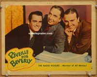 a537 REVEILLE WITH BEVERLY movie lobby card '43 The Radio Rogues!