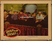 a541 ROCKIN' IN THE ROCKIES movie lobby card '45 all-star cast!