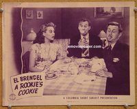 a542 ROOKIE'S COOKIE movie lobby card '43 El Brendel, Lloyd Bridges