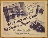 a356 SCOOPER DOOPER title lobby card '47 Sterling Holloway comedy!