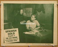 a550 SEA HOUND Chap 2 movie lobby card '47 Buster Crabbe, serial