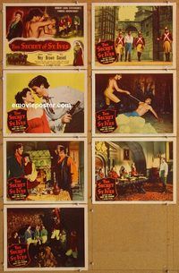 b239 SECRET OF ST IVES 7 movie lobby cards '49 Robert Louis Stevenson