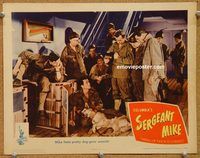 a553 SERGEANT MIKE movie lobby card '44 Larry Parks, German Shepherd