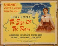 a360 SIGN OF THE RAM title lobby card '48 John Sturges, Susan Peters