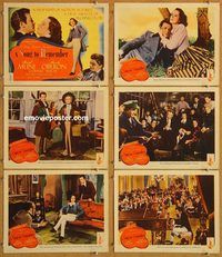 b264 SONG TO REMEMBER 6 movie lobby cards '45 Cornel Wilde as Chopin!