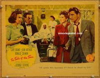 a570 TALK OF THE TOWN movie lobby card '42 Jean Arthur, Ronald Colman