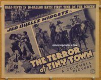 a374 TERROR OF TINY TOWN title lobby card '38 Jed Buell's Midgets