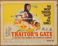 a383 TRAITOR'S GATE title lobby card '66 Klaus Kinski, Edgar Wallace