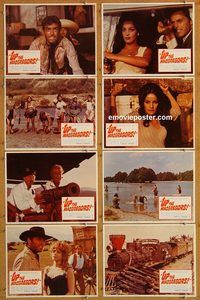 b195 UP THE MacGREGORS 8 movie lobby cards '67 spaghetti western!