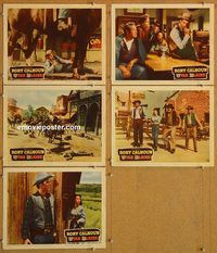 b285 UTAH BLAINE 5 movie lobby cards '57 Rory Calhoun, Susan Cummings