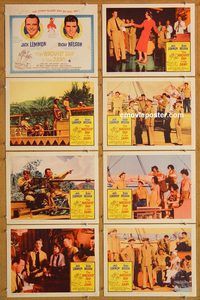 b200 WACKIEST SHIP IN THE ARMY 8 movie lobby cards '60 Jack Lemmon