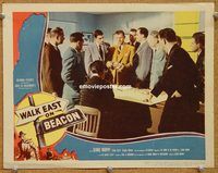 a590 WALK EAST ON BEACON movie lobby card '52 George Murphy, Currie