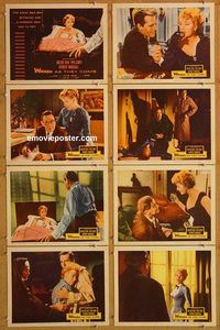 b210 WICKED AS THEY COME 8 movie lobby cards '56 bad girl Arlene Dahl!
