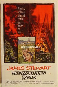 a797 MOUNTAIN ROAD one-sheet movie poster '60 Jimmy Stewart, Lisa Lu
