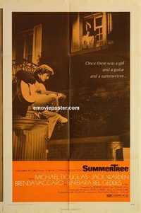 a870 SUMMERTREE one-sheet movie poster '71 Michael Douglas, Jack Warden