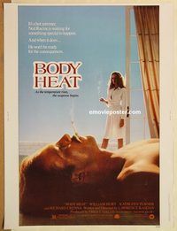 d559 BODY HEAT 30x40 movie poster '81 William Hurt, Turner, Crenna