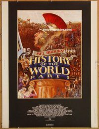 d572 HISTORY OF THE WORLD PART I 30x40 movie poster '81 Mel Brooks