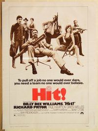 d573 HIT 30x40 movie poster '73 Billy Dee Williams, Pryor