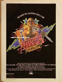 d585 PHANTOM OF THE PARADISE 30x40 movie poster '74 Williams