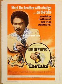 d598 TAKE 30x40 movie poster '74 Billy Dee Williams, Eddie Albert
