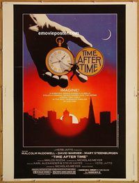 d600 TIME AFTER TIME 30x40 movie poster '79 McDowell, Warner
