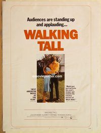 d603 WALKING TALL 30x40 movie poster '73 Joe Don Baker