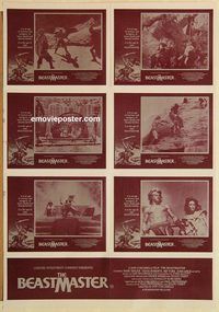 d318 BEASTMASTER Australian lobby card movie poster '82 Marc Singer, Roberts