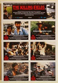 d322 KILLING FIELDS Australian lobby card movie poster '84 Sam Waterston
