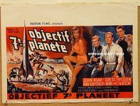 d164 JOURNEY TO THE SEVENTH PLANET Belgian movie poster '61 Agar