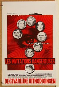 d166 LAST OF SHEILA Belgian movie poster '73 Dyan Cannon, Benjamin