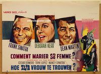 d175 MARRIAGE ON THE ROCKS Belgian movie poster '65 Frank Sinatra