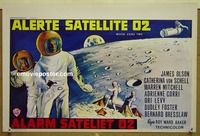 d176 MOON ZERO TWO Belgian movie poster '69 Olson, Schell
