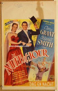 d178 NIGHT & DAY Belgian movie poster '46 Cary Grant, Alexis Smith