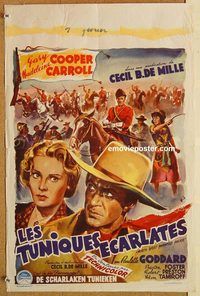 d179 NORTH WEST MOUNTED POLICE Belgian movie poster '40 DeMille