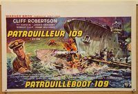 d183 PT 109 Belgian movie poster '63 Cliff Robertson as J.F.K.