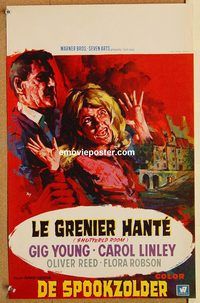 d196 SHUTTERED ROOM Belgian movie poster '66 Gig Young, Carol Lynley