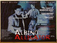 d351 ALBINO ALLIGATOR British quad movie poster '96 Kevin Spacey