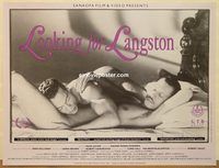 d452 LOOKING FOR LANGSTON British quad movie poster '88 Ben Ellison