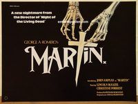 d457 MARTIN British quad movie poster '77 George Romero, horror!