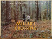 d460 MILLER'S CROSSING British quad movie poster '89 Coen Brothers
